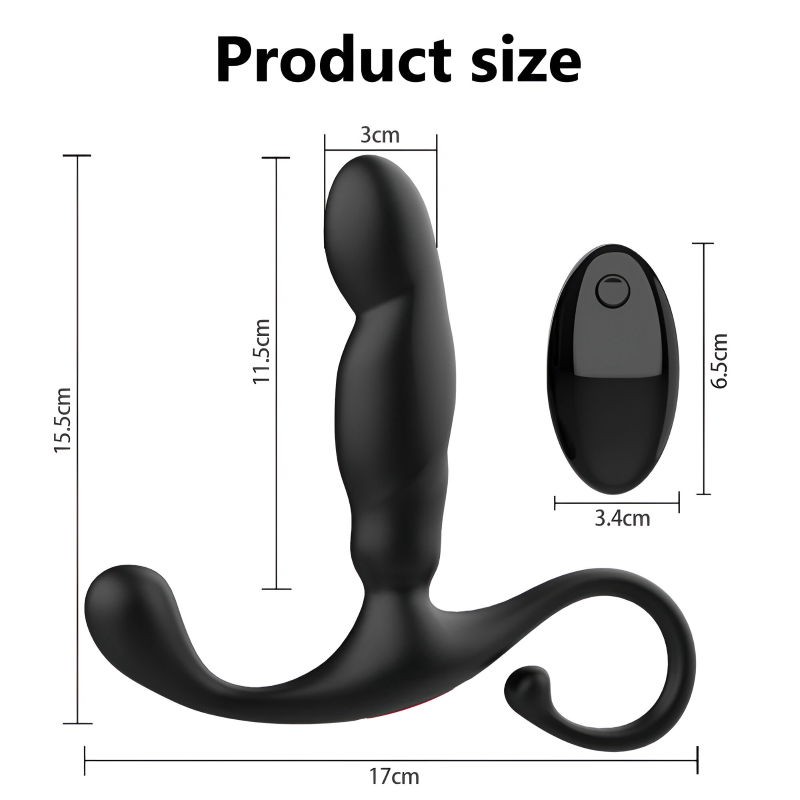 Dual Motor Prostate Massager with C-Ring