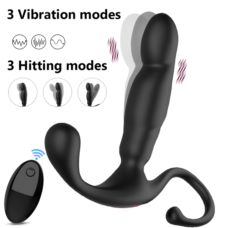 Dual Motor Prostate Massager with C-Ring