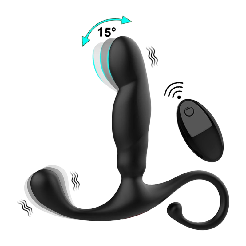 Dual Motor Prostate Massager with C-Ring