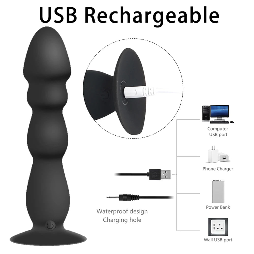 10 Speeds Wireless Remote Prostate Massager