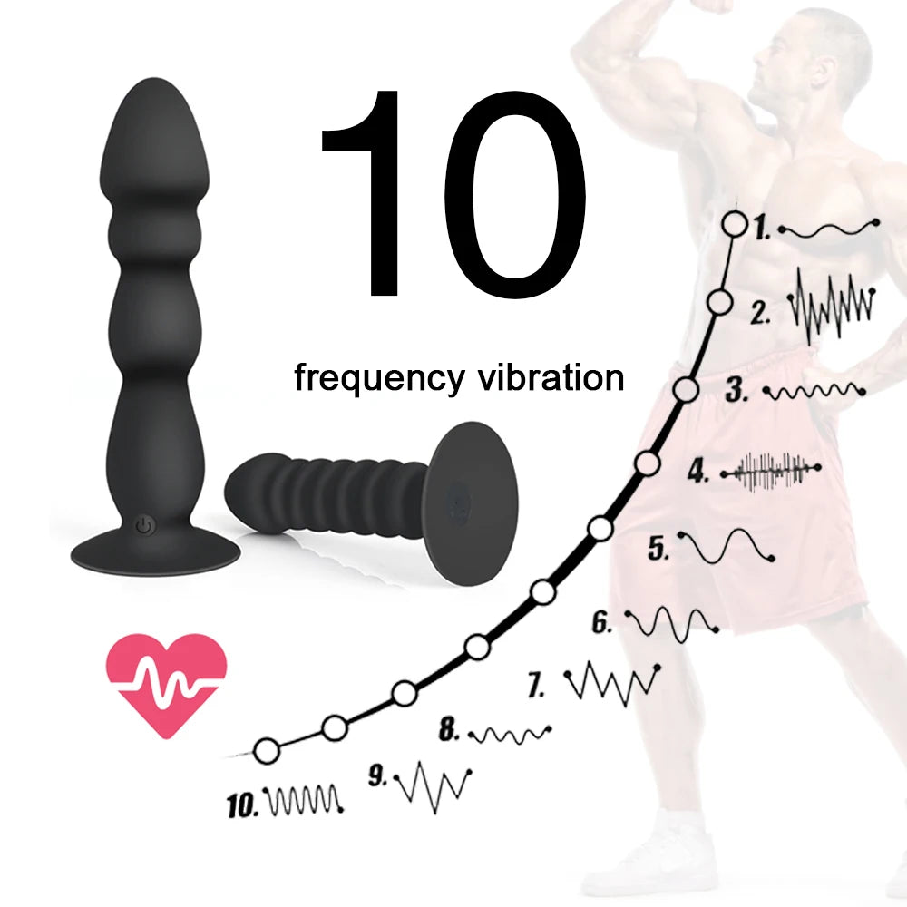 10 Speeds Wireless Remote Prostate Massager