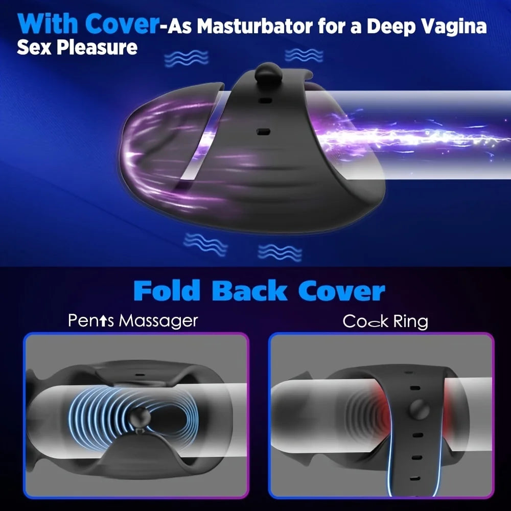 Stamina Trainer - APP Control Penis Delay Trainer Vibrator Glans Stimulater Massager Male Masturbator Cock Ring Sex Toys Adult supplies for men